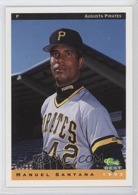 1993 Classic Best Augusta Pirates - [Base] #18 - Manuel Santana