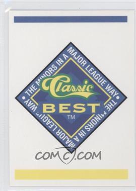 1993 Classic Best Burlington Bees - [Base] #30 - Checklist