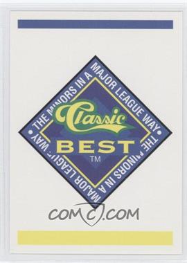 1993 Classic Best Burlington Bees - [Base] #30 - Checklist