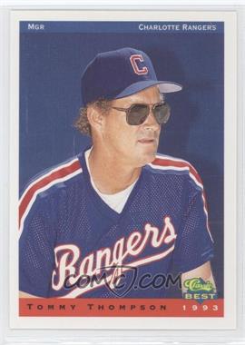 1993 Classic Best Charlotte Rangers - [Base] #26 - Tommy Thompson