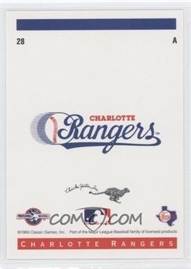 1993 Classic Best Charlotte Rangers - [Base] #28 - Logo Card