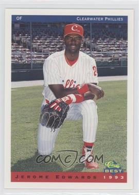 1993 Classic Best Clearwater Phillies - [Base] #7 - Jerome Edwards