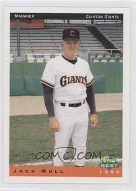 1993 Classic Best Clinton Giants - [Base] #26 - Jack Mull