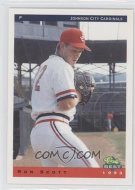 1993 Classic Best Johnson City Cardinals - [Base] #18 - Ron Scott