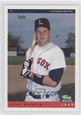 1993 Classic Best Lynchburg Red Sox - [Base] #18 - Jeff Martin