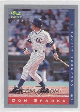 1993 Classic Best Minor League - [Base] #25 - Don Sparks