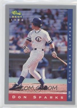 1993 Classic Best Minor League - [Base] #25 - Don Sparks