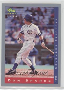 1993 Classic Best Minor League - [Base] #25 - Don Sparks