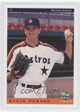 1993 Classic Best Osceola Astros - [Base] #18 - Steve Powers