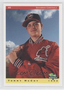 1993 Classic Best Savannah Cardinals - [Base] #29 - Tommy McCoy