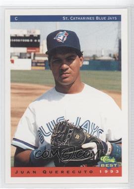 1993 Classic Best St. Catherines Blue Jays - [Base] #20 - Juan Querecuto