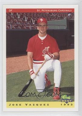 1993 Classic Best St. Petersburg Cardinals - [Base] #25 - Jose Vazquez