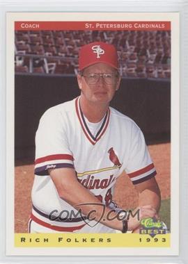 1993 Classic Best St. Petersburg Cardinals - [Base] #28 - Rich Folkers