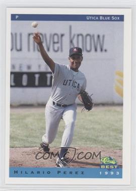 1993 Classic Best Utica Blue Sox - [Base] #20 - Hilario Perez