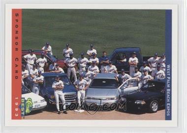 1993 Classic Best West Palm Beach Expos - [Base] #29 - West Palm Beach Expos Team