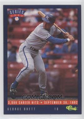 1993 Classic Update Blue Travel Edition - [Base] #T17 - George Brett