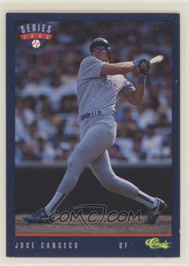 1993 Classic Update Blue Travel Edition - [Base] #T18 - Jose Canseco