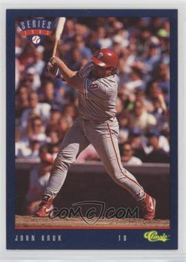 1993 Classic Update Blue Travel Edition - [Base] #T50 - John Kruk