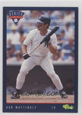 1993 Classic Update Blue Travel Edition - [Base] #T59 - Don Mattingly