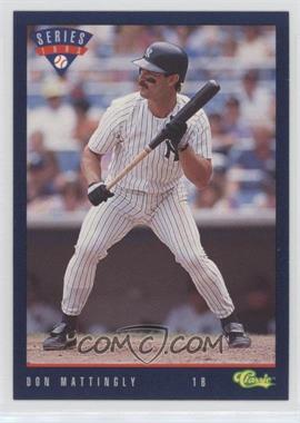 1993 Classic Update Blue Travel Edition - [Base] #T59 - Don Mattingly