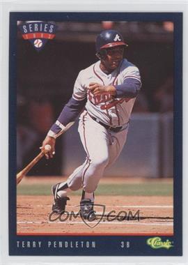 1993 Classic Update Blue Travel Edition - [Base] #T73 - Terry Pendleton