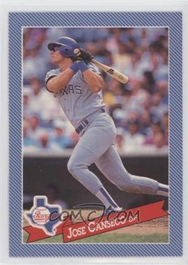 1993 Continental Baking Hostess Baseballs - [Base] #10 - Jose Canseco