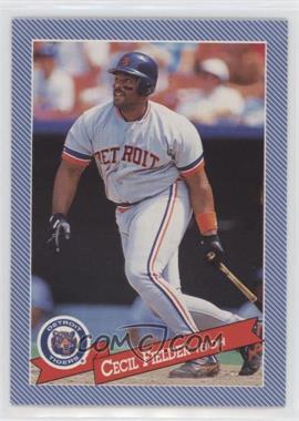 1993 Continental Baking Hostess Baseballs - [Base] #16 - Cecil Fielder