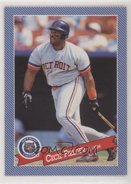 1993 Continental Baking Hostess Baseballs - [Base] #16 - Cecil Fielder