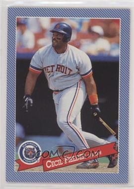 1993 Continental Baking Hostess Baseballs - [Base] #16 - Cecil Fielder [Poor to Fair]