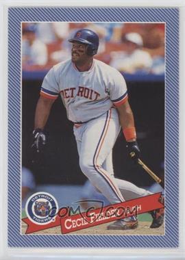 1993 Continental Baking Hostess Baseballs - [Base] #16 - Cecil Fielder