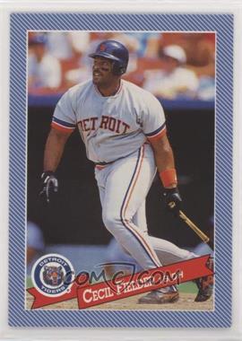 1993 Continental Baking Hostess Baseballs - [Base] #16 - Cecil Fielder