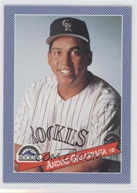 1993 Continental Baking Hostess Baseballs - [Base] #18 - Andres Galarraga