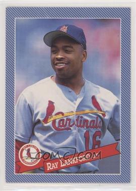 1993 Continental Baking Hostess Baseballs - [Base] #5 - Ray Lankford [EX to NM]