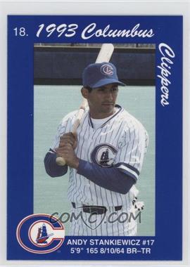 1993 Cracker Jack Columbus Clippers Police - [Base] #18 - Andy Stankiewicz
