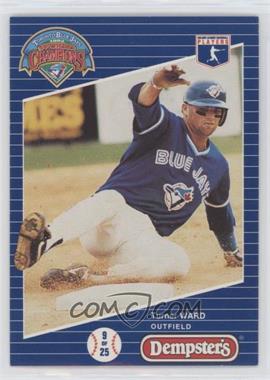 1993 Dempster's Bread Toronto Blue Jays - [Base] #9 - Turner Ward [Good to VG‑EX]