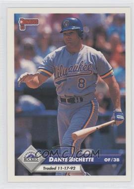 1993 Donruss - [Base] #783 - Dante Bichette