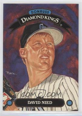 1993 Donruss - Diamond Kings #DK-28 - David Nied