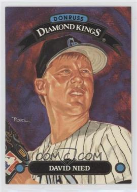 1993 Donruss - Diamond Kings #DK-28 - David Nied
