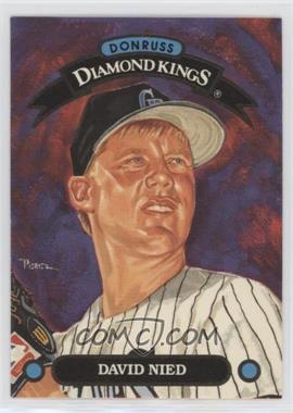 1993 Donruss - Diamond Kings #DK-28 - David Nied