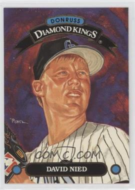 1993 Donruss - Diamond Kings #DK-28 - David Nied