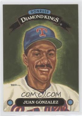 1993 Donruss - Diamond Kings #DK-7 - Juan Gonzalez