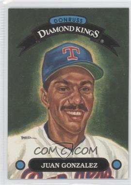 1993 Donruss - Diamond Kings #DK-7 - Juan Gonzalez