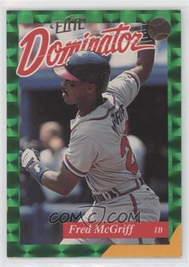 1993 Donruss - Elite Dominator #2 - Fred McGriff /5000 [Poor to Fair]