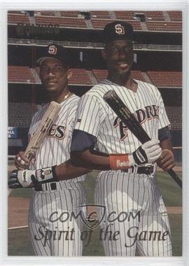 1993 Donruss - Spirit of the Game #SG12 - Gary Sheffield, Fred McGriff