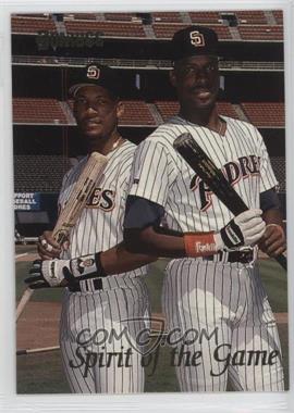 1993 Donruss - Spirit of the Game #SG12 - Gary Sheffield, Fred McGriff