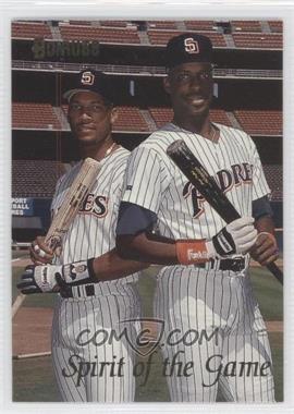 1993 Donruss - Spirit of the Game #SG12 - Gary Sheffield, Fred McGriff