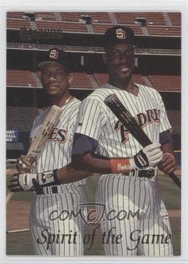 1993 Donruss - Spirit of the Game #SG12 - Gary Sheffield, Fred McGriff