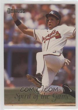 1993 Donruss - Spirit of the Game #SG2 - David Justice