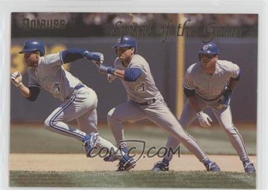 1993 Donruss - Spirit of the Game #SG3 - Roberto Alomar