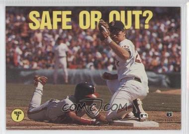 1993 Donruss - Spirit of the Game #SG7 - Safe or Out?